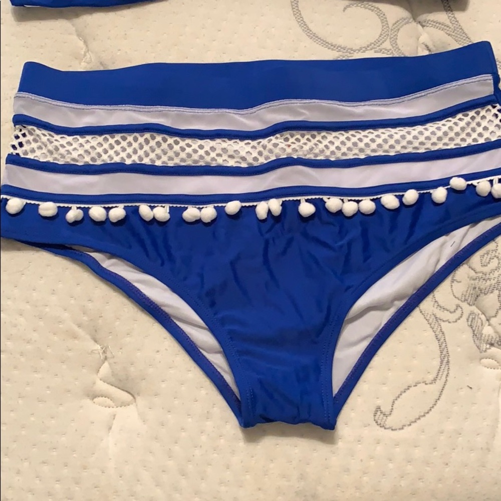 Blue bikini